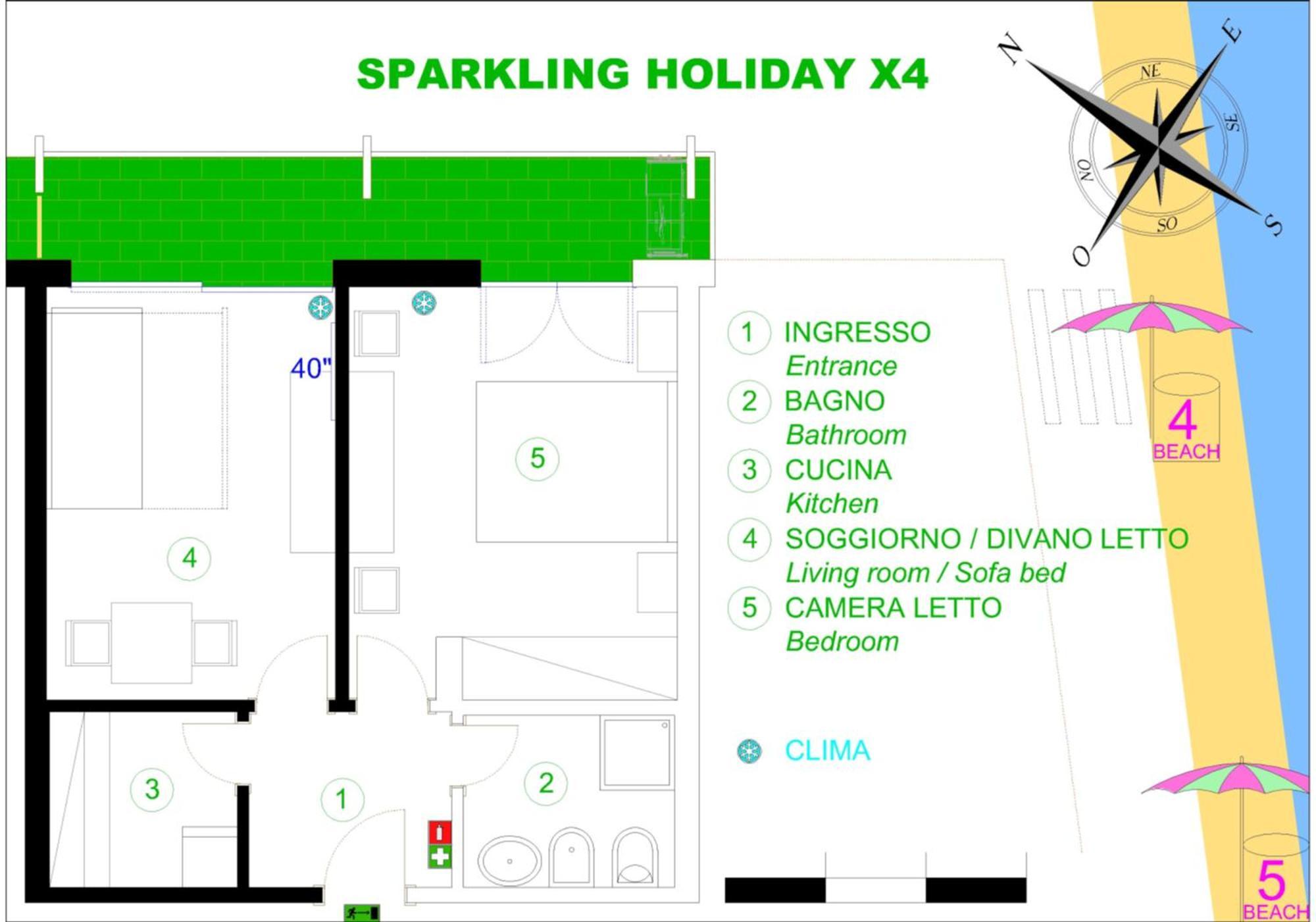 Sparkling Holiday Λινιάνο Σαμπιαντόρο Δωμάτιο φωτογραφία